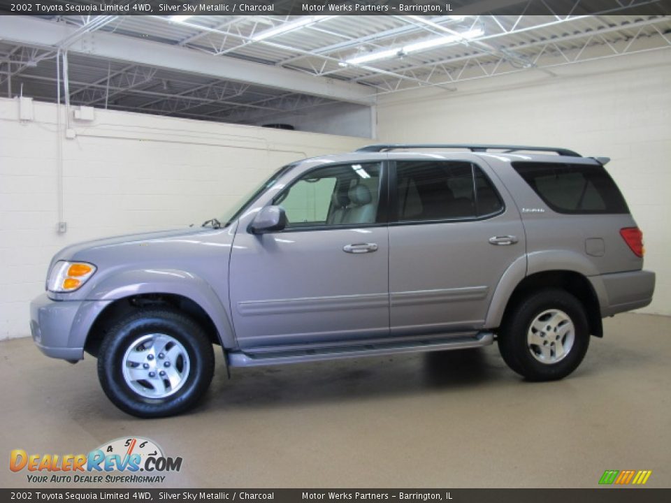 2002 Toyota Sequoia Limited 4WD Silver Sky Metallic / Charcoal Photo #4