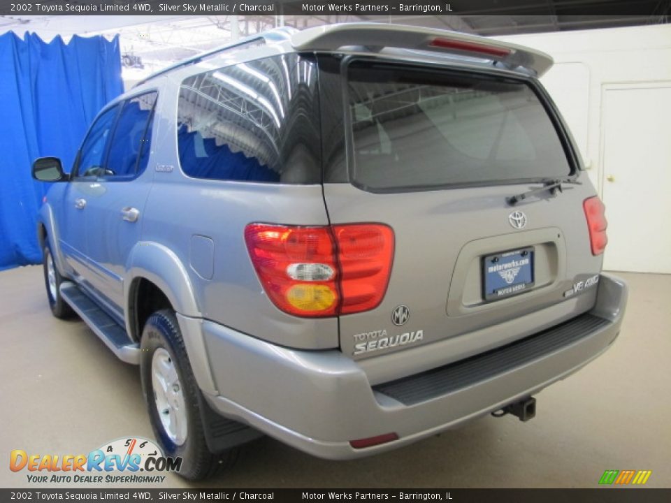 2002 Toyota Sequoia Limited 4WD Silver Sky Metallic / Charcoal Photo #5