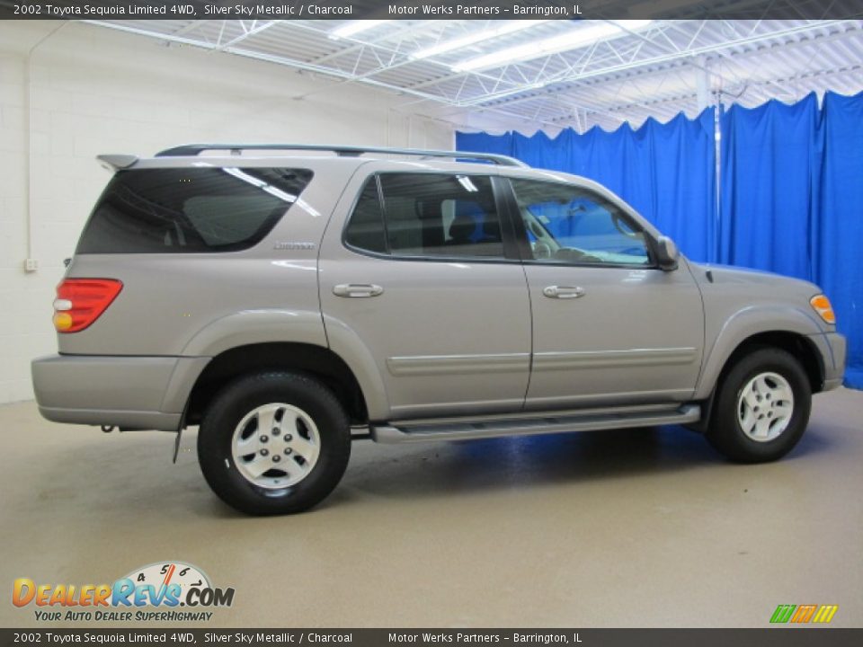 2002 Toyota Sequoia Limited 4WD Silver Sky Metallic / Charcoal Photo #8