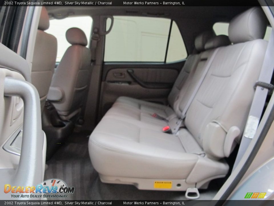 2002 Toyota Sequoia Limited 4WD Silver Sky Metallic / Charcoal Photo #17