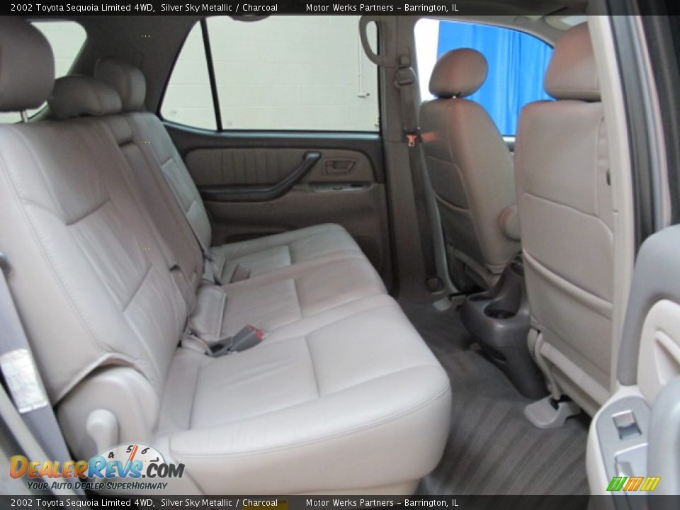 2002 Toyota Sequoia Limited 4WD Silver Sky Metallic / Charcoal Photo #19
