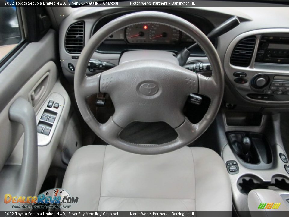 2002 Toyota Sequoia Limited 4WD Silver Sky Metallic / Charcoal Photo #23