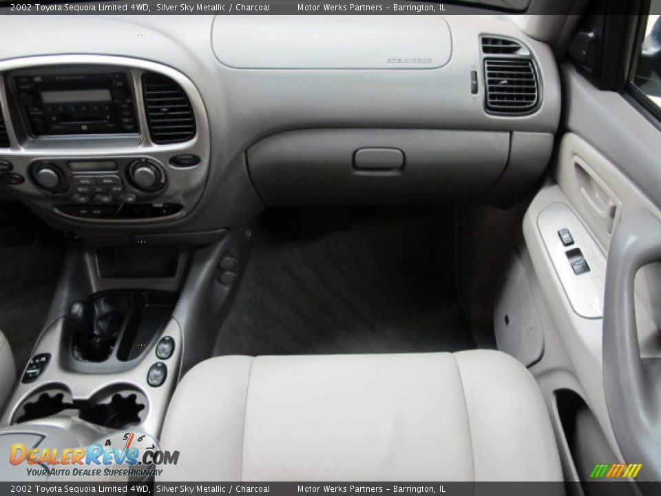2002 Toyota Sequoia Limited 4WD Silver Sky Metallic / Charcoal Photo #24