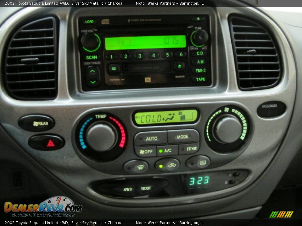 2002 Toyota Sequoia Limited 4WD Silver Sky Metallic / Charcoal Photo #27