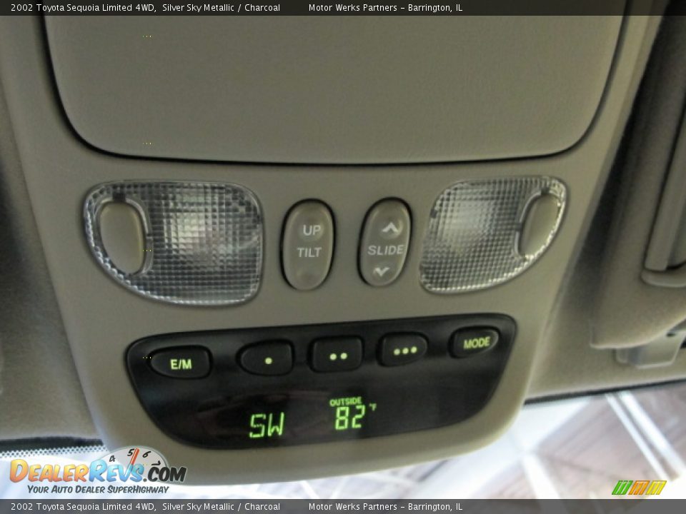 2002 Toyota Sequoia Limited 4WD Silver Sky Metallic / Charcoal Photo #29