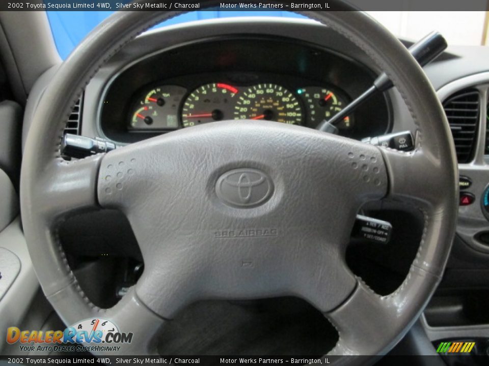 2002 Toyota Sequoia Limited 4WD Silver Sky Metallic / Charcoal Photo #30