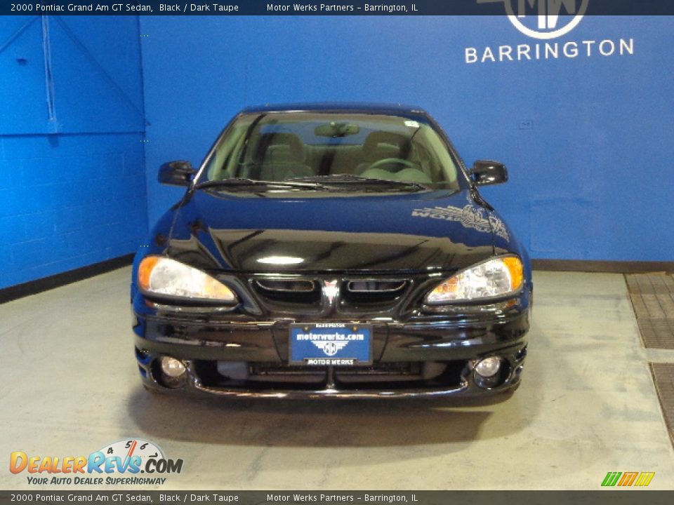 2000 Pontiac Grand Am GT Sedan Black / Dark Taupe Photo #2