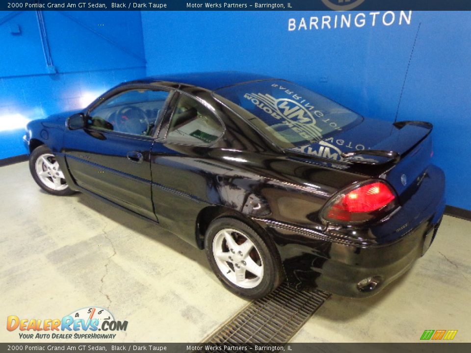 2000 Pontiac Grand Am GT Sedan Black / Dark Taupe Photo #11