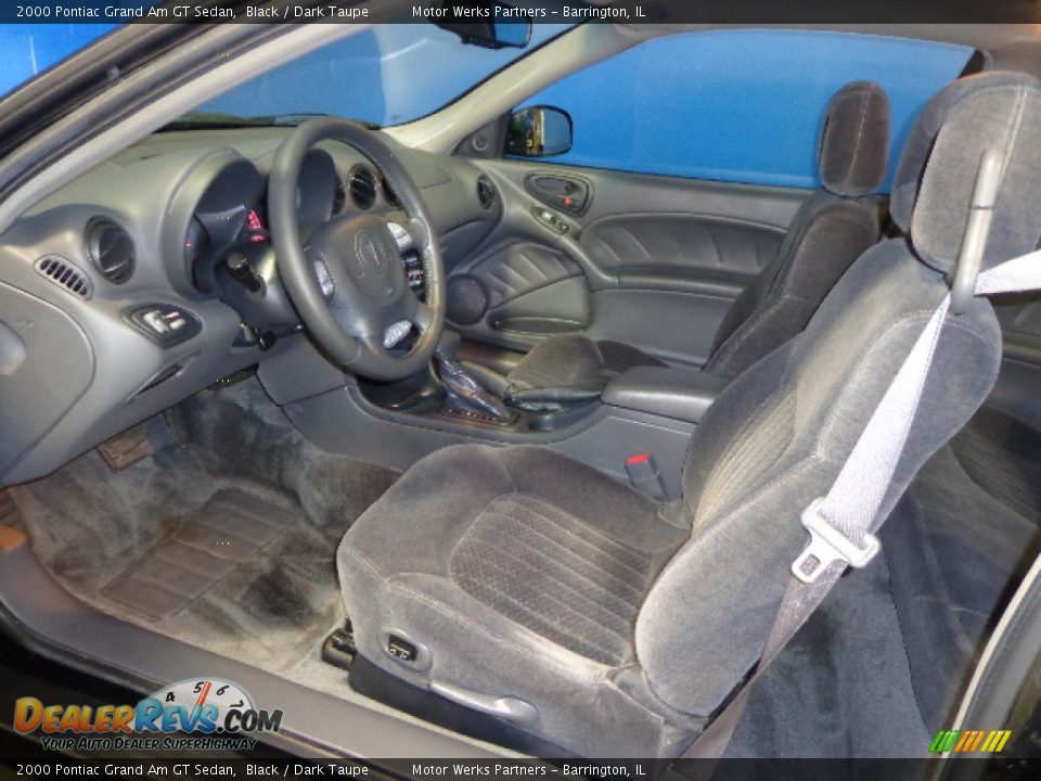 Dark Taupe Interior - 2000 Pontiac Grand Am GT Sedan Photo #22