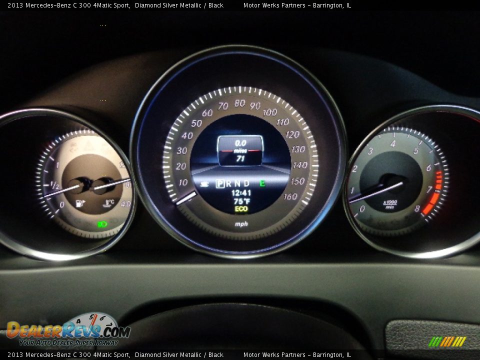 2013 Mercedes-Benz C 300 4Matic Sport Diamond Silver Metallic / Black Photo #24