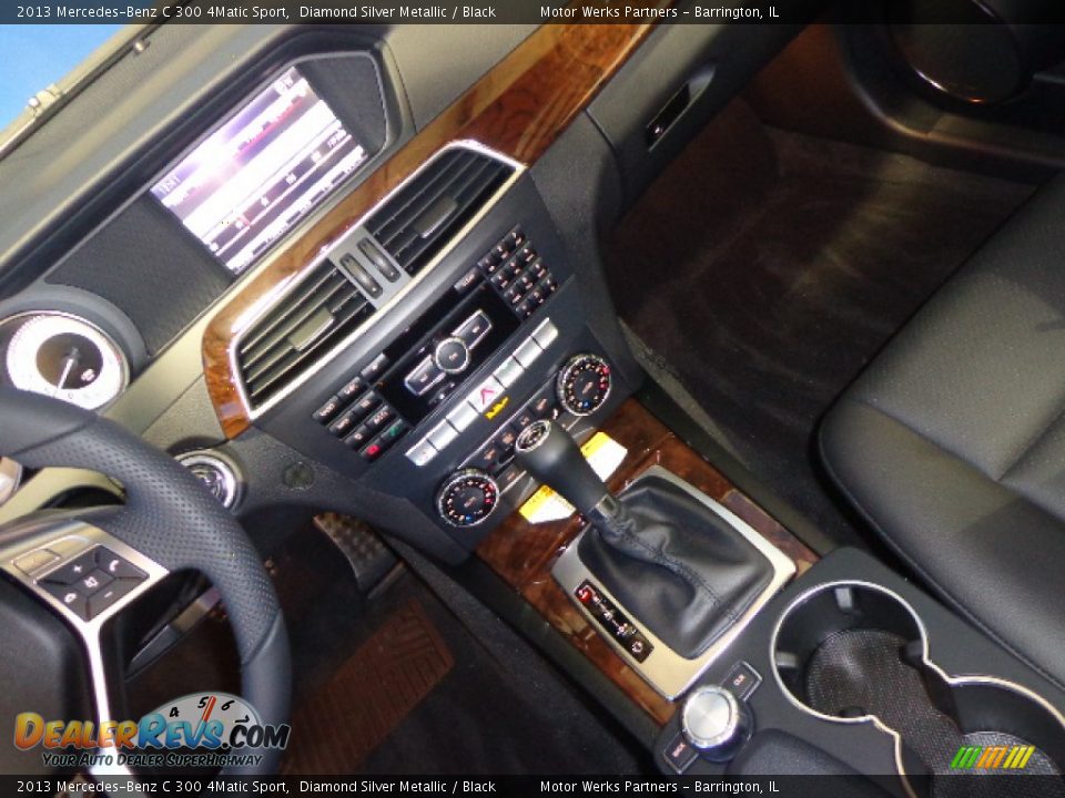 2013 Mercedes-Benz C 300 4Matic Sport Diamond Silver Metallic / Black Photo #25