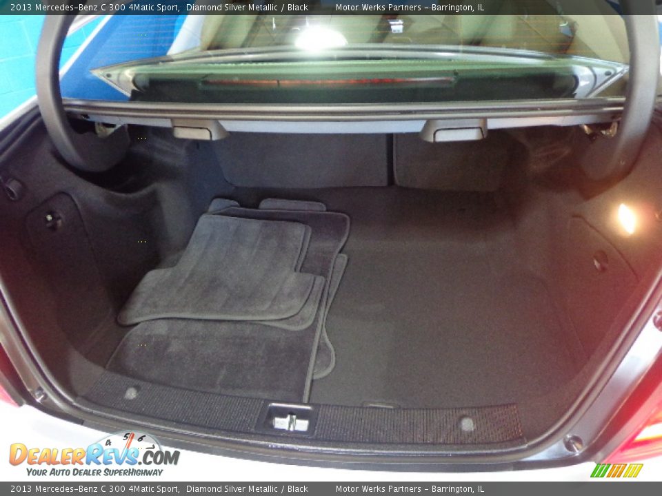 2013 Mercedes-Benz C 300 4Matic Sport Diamond Silver Metallic / Black Photo #29
