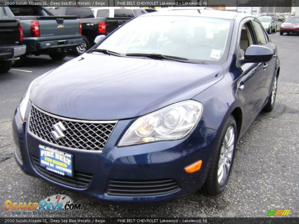 2010 Suzuki Kizashi SE Deep Sea Blue Metallic / Beige Photo #1