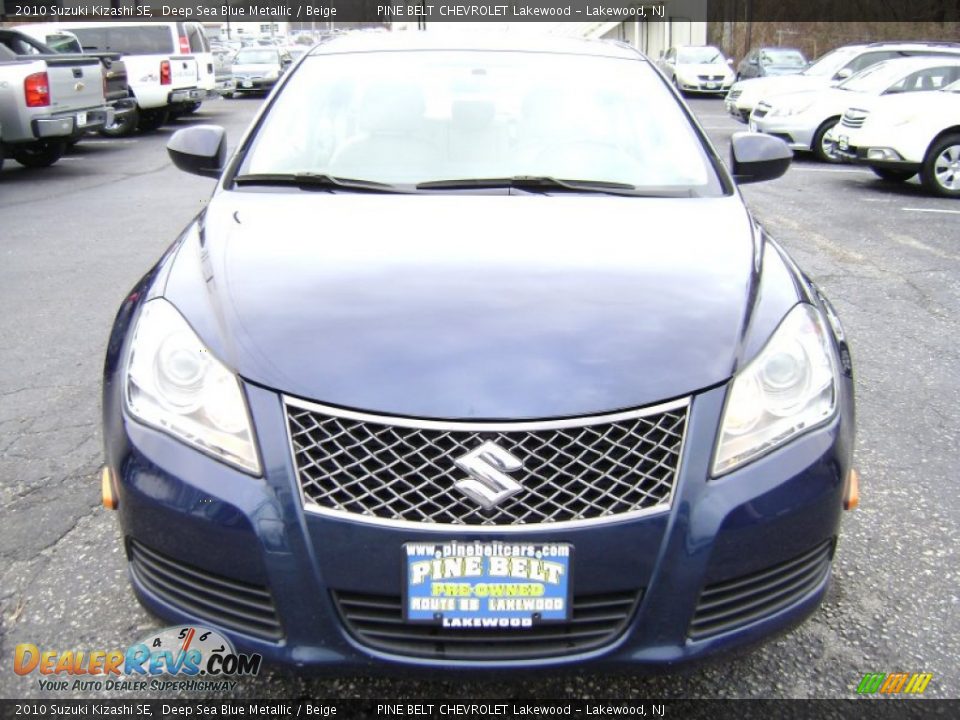 2010 Suzuki Kizashi SE Deep Sea Blue Metallic / Beige Photo #2