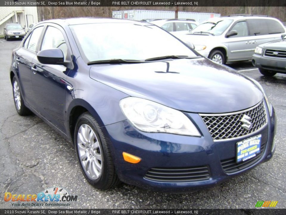 2010 Suzuki Kizashi SE Deep Sea Blue Metallic / Beige Photo #3