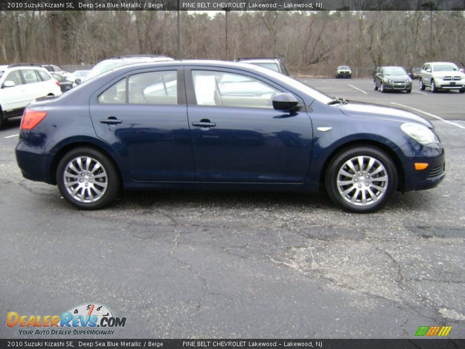 2010 Suzuki Kizashi SE Deep Sea Blue Metallic / Beige Photo #4