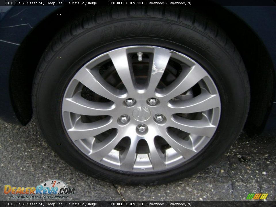 2010 Suzuki Kizashi SE Deep Sea Blue Metallic / Beige Photo #5