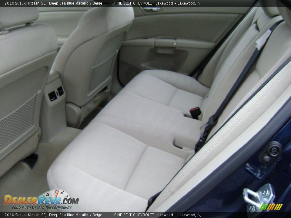 2010 Suzuki Kizashi SE Deep Sea Blue Metallic / Beige Photo #12
