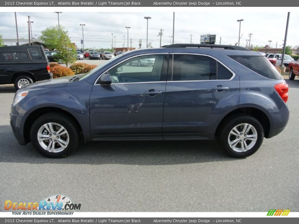 2013 Chevrolet Equinox LT Atlantis Blue Metallic / Light Titanium/Jet Black Photo #3