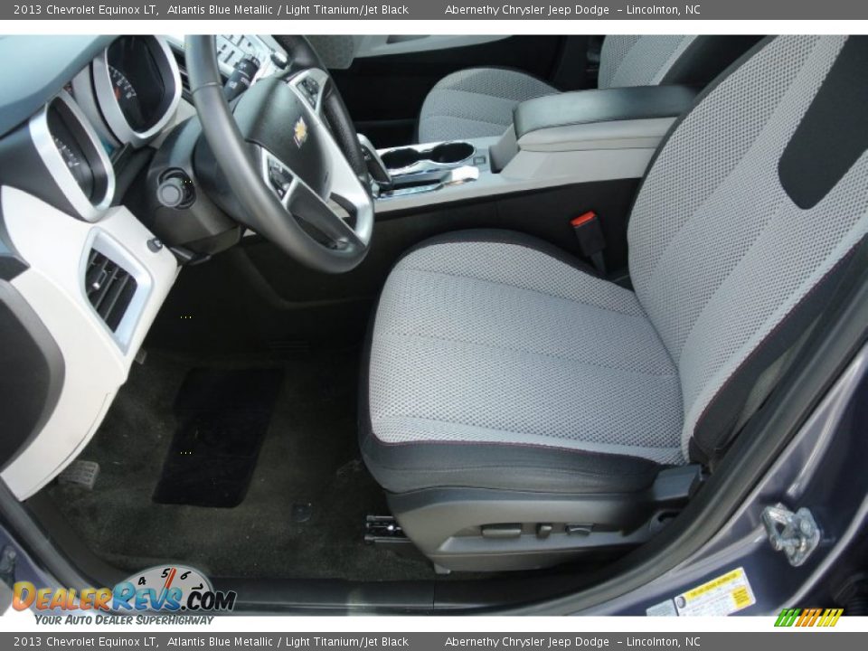 Light Titanium/Jet Black Interior - 2013 Chevrolet Equinox LT Photo #8
