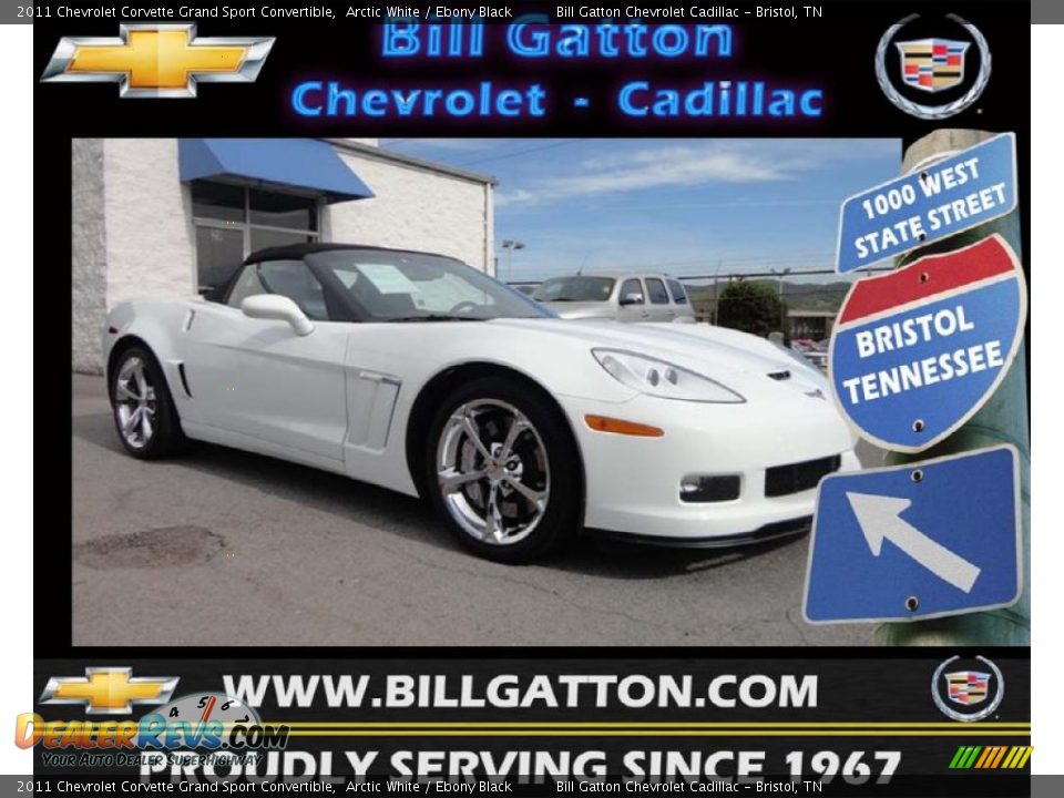 2011 Chevrolet Corvette Grand Sport Convertible Arctic White / Ebony Black Photo #1