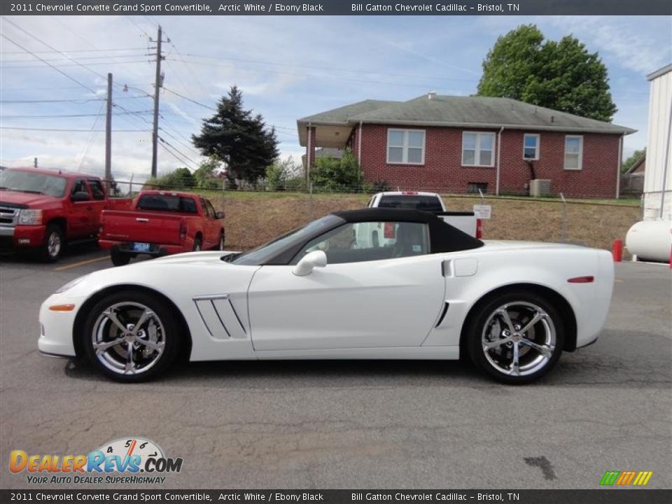 Arctic White 2011 Chevrolet Corvette Grand Sport Convertible Photo #4