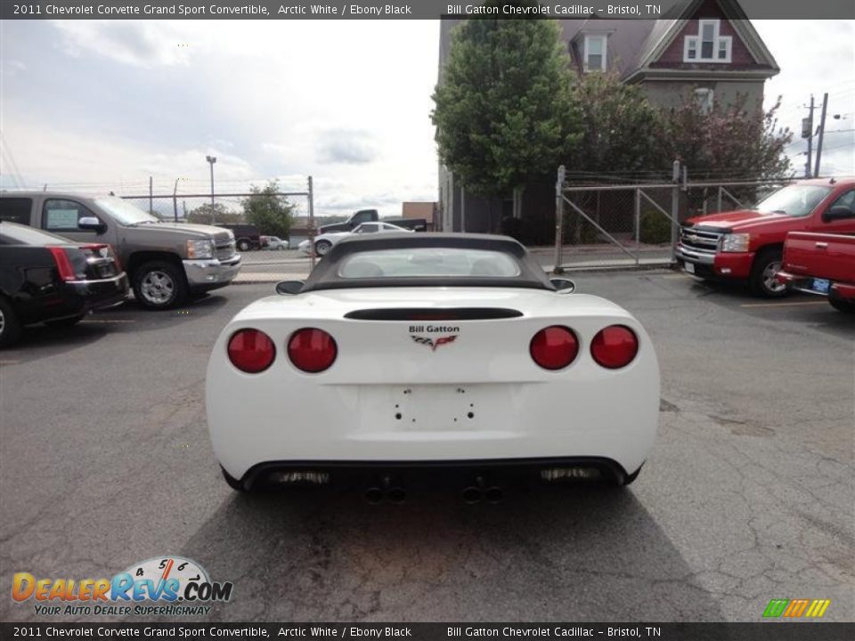 2011 Chevrolet Corvette Grand Sport Convertible Arctic White / Ebony Black Photo #6