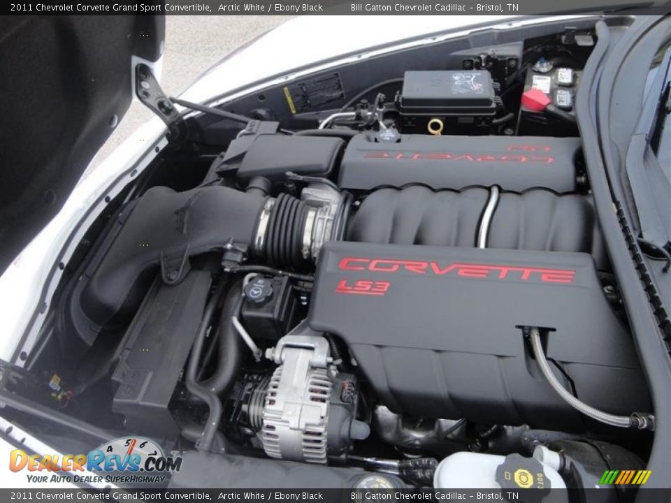 2011 Chevrolet Corvette Grand Sport Convertible 6.2 Liter OHV 16-Valve LS3 V8 Engine Photo #13