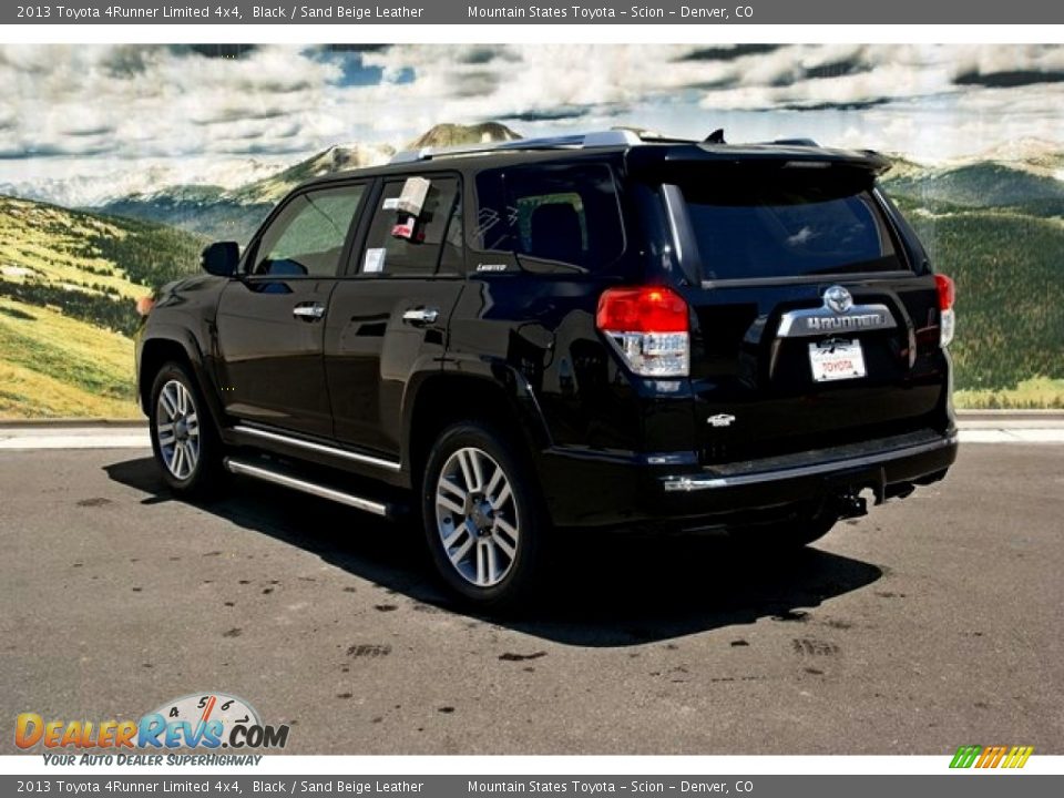 2013 Toyota 4Runner Limited 4x4 Black / Sand Beige Leather Photo #2