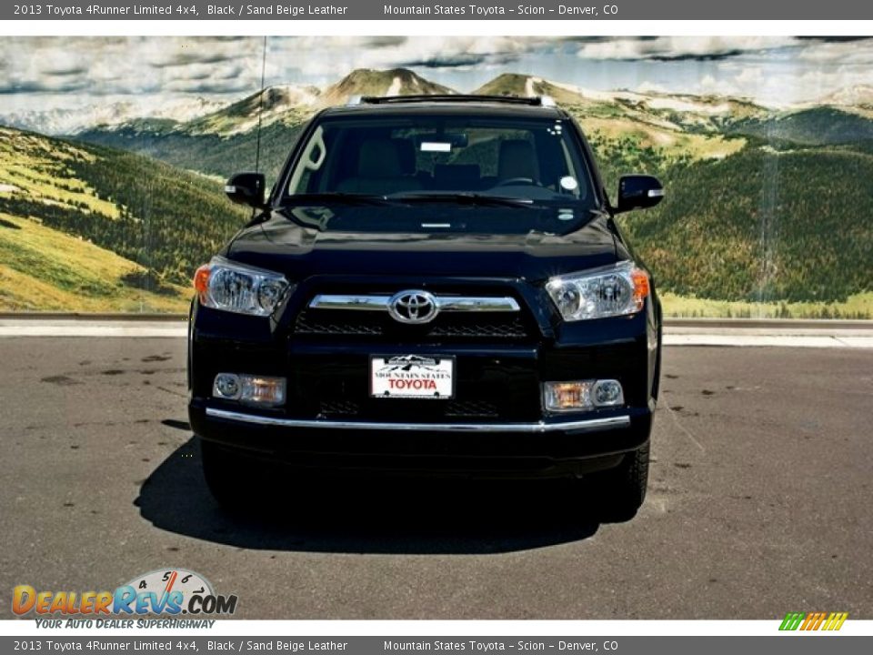 2013 Toyota 4Runner Limited 4x4 Black / Sand Beige Leather Photo #3