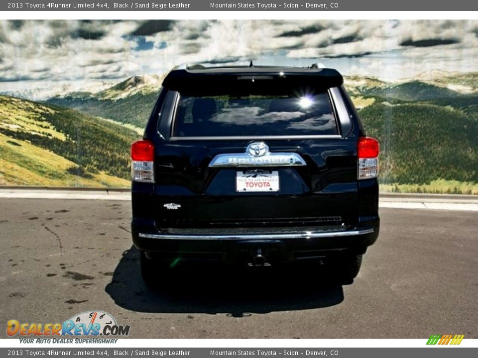 2013 Toyota 4Runner Limited 4x4 Black / Sand Beige Leather Photo #4