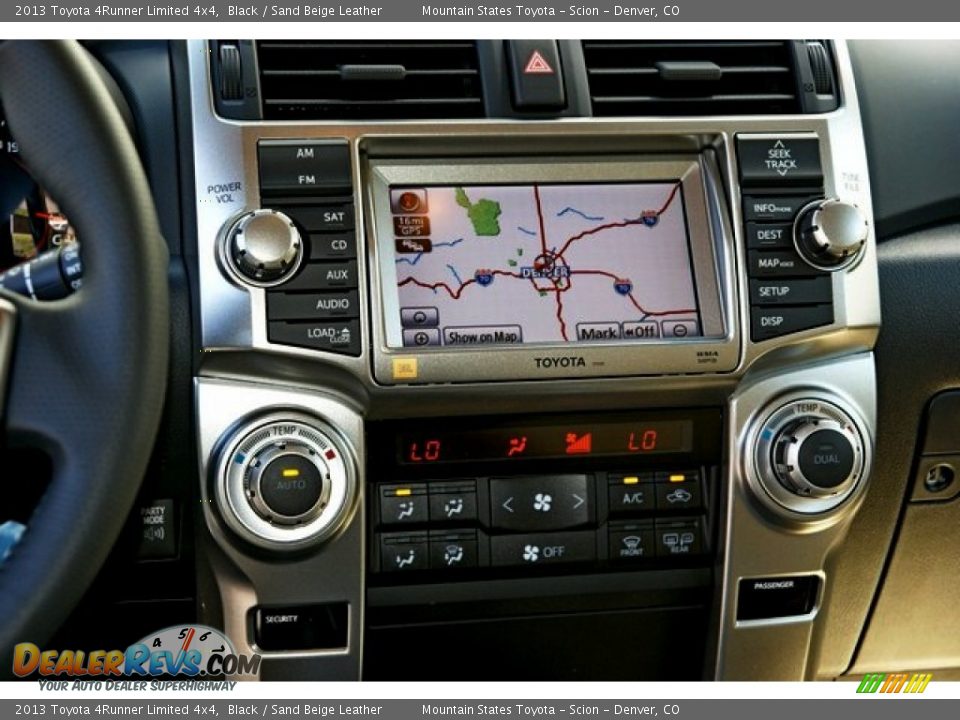 2013 Toyota 4Runner Limited 4x4 Black / Sand Beige Leather Photo #6