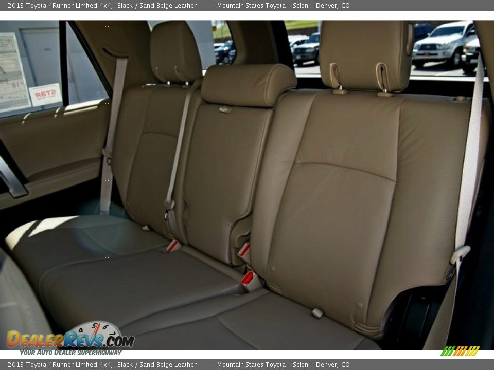 2013 Toyota 4Runner Limited 4x4 Black / Sand Beige Leather Photo #7