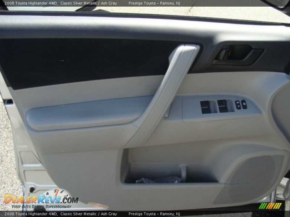 2008 Toyota Highlander 4WD Classic Silver Metallic / Ash Gray Photo #6