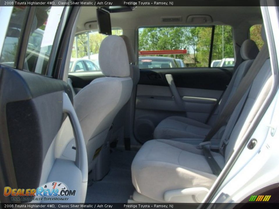 2008 Toyota Highlander 4WD Classic Silver Metallic / Ash Gray Photo #13