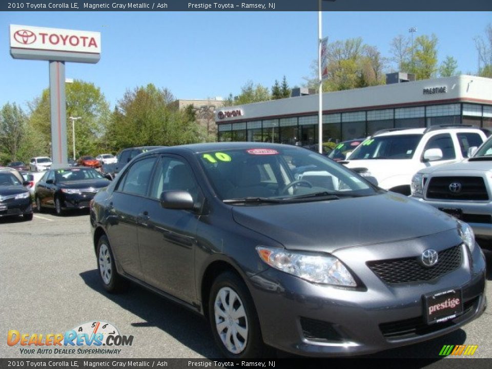 2010 Toyota Corolla LE Magnetic Gray Metallic / Ash Photo #1