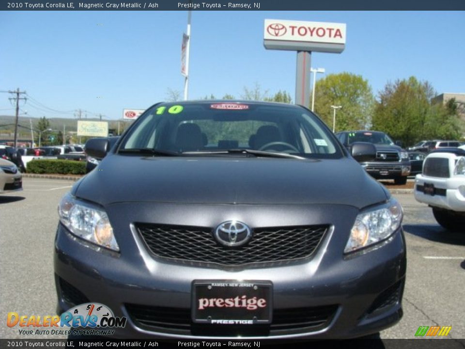 2010 Toyota Corolla LE Magnetic Gray Metallic / Ash Photo #2