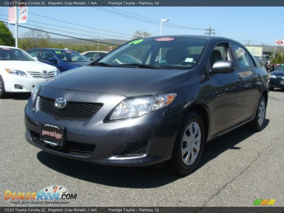 2010 Toyota Corolla LE Magnetic Gray Metallic / Ash Photo #3