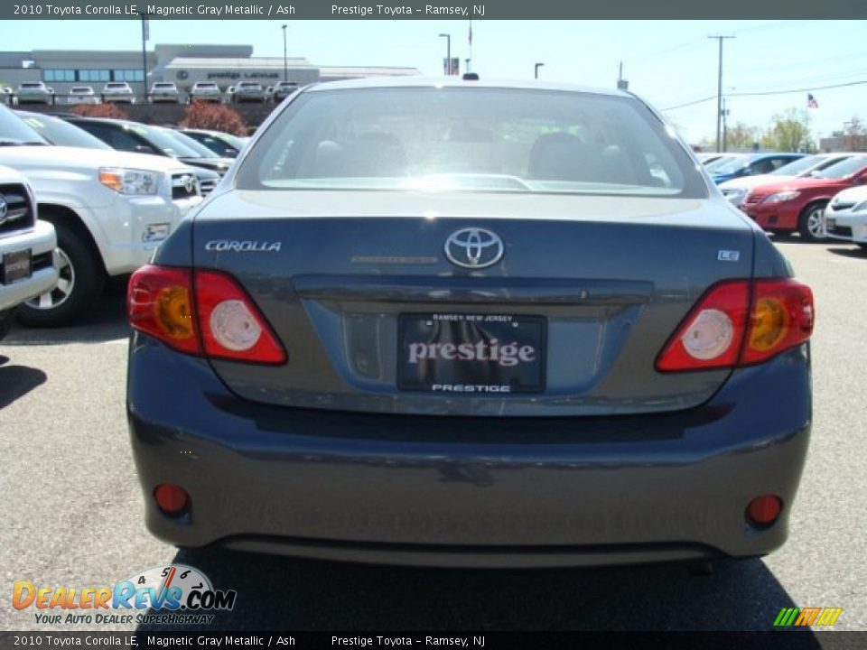 2010 Toyota Corolla LE Magnetic Gray Metallic / Ash Photo #5