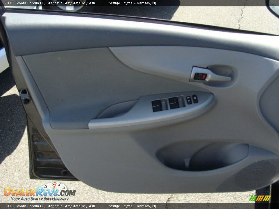 2010 Toyota Corolla LE Magnetic Gray Metallic / Ash Photo #6