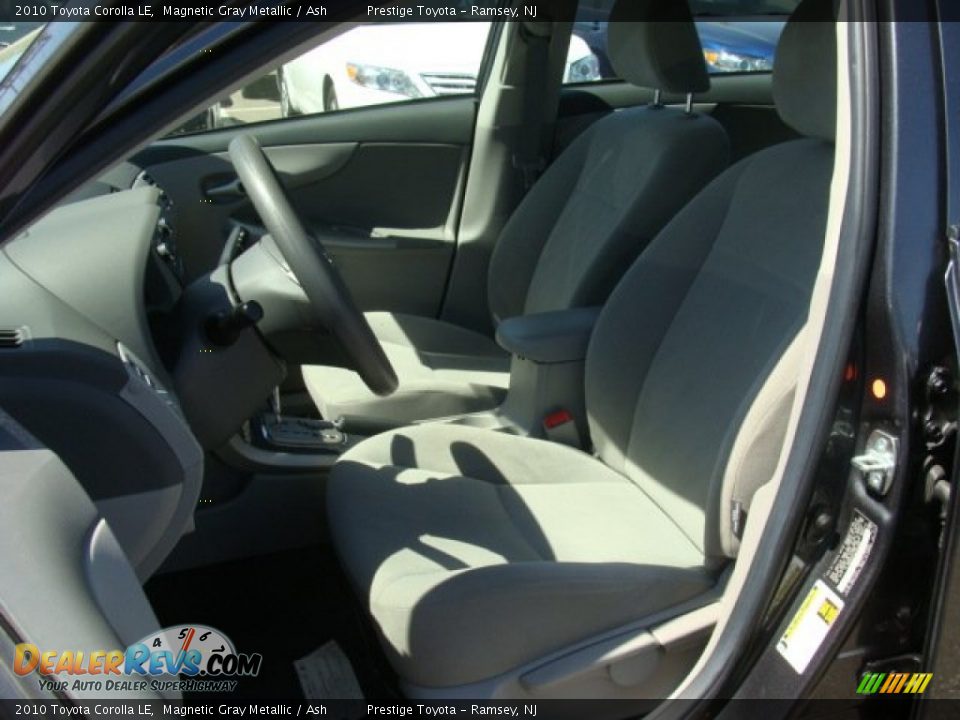 2010 Toyota Corolla LE Magnetic Gray Metallic / Ash Photo #8