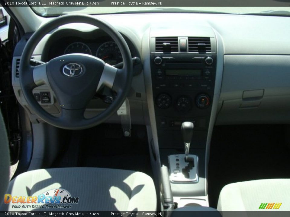 2010 Toyota Corolla LE Magnetic Gray Metallic / Ash Photo #9