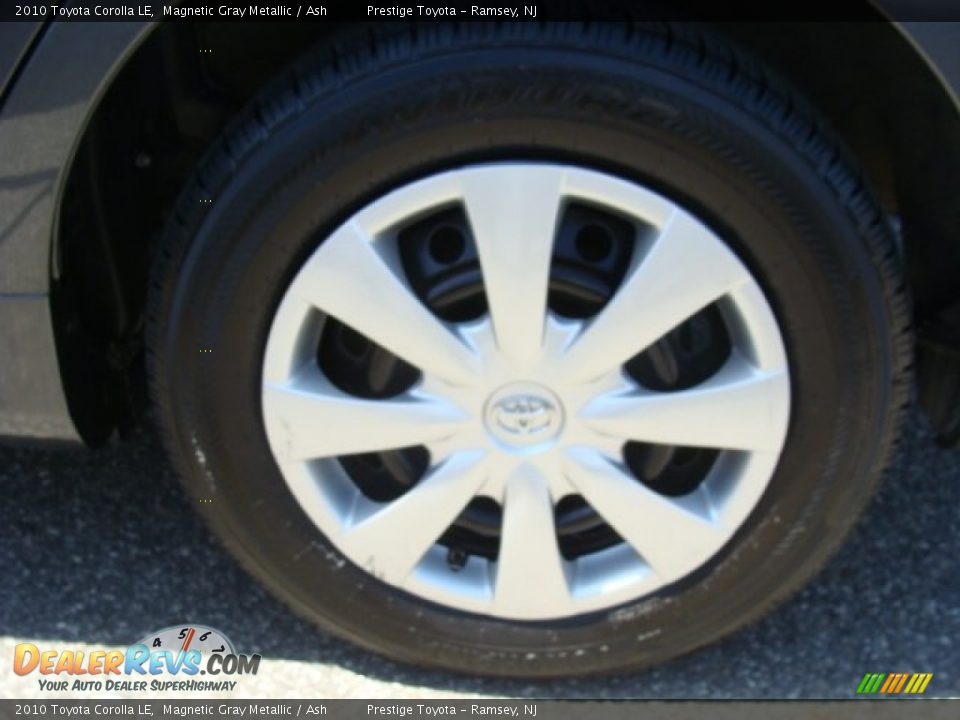 2010 Toyota Corolla LE Magnetic Gray Metallic / Ash Photo #14