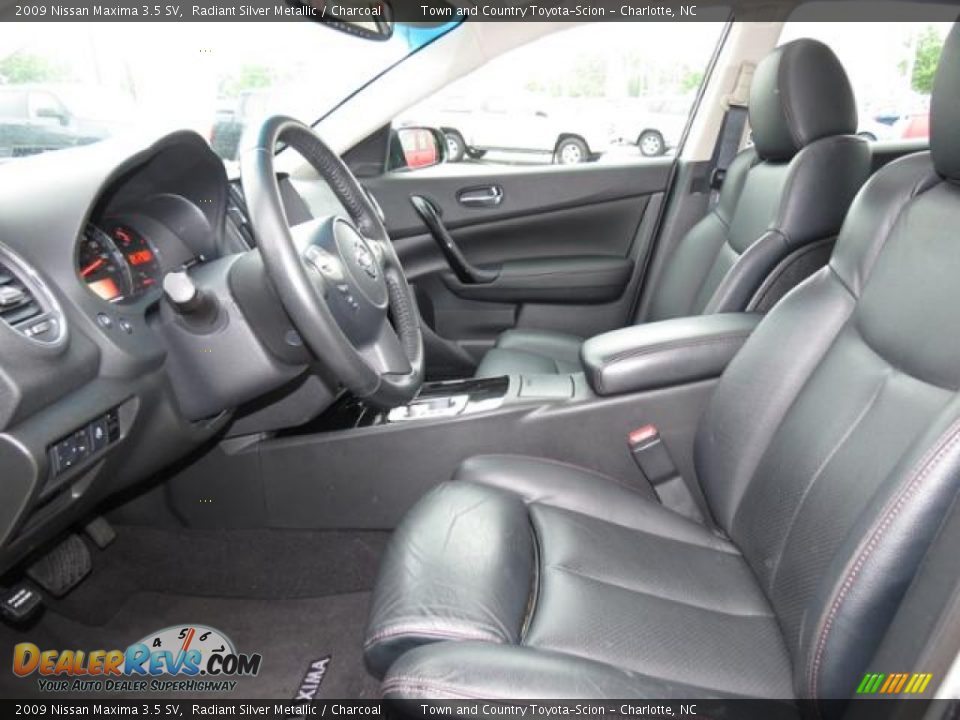2009 Nissan Maxima 3.5 SV Radiant Silver Metallic / Charcoal Photo #8