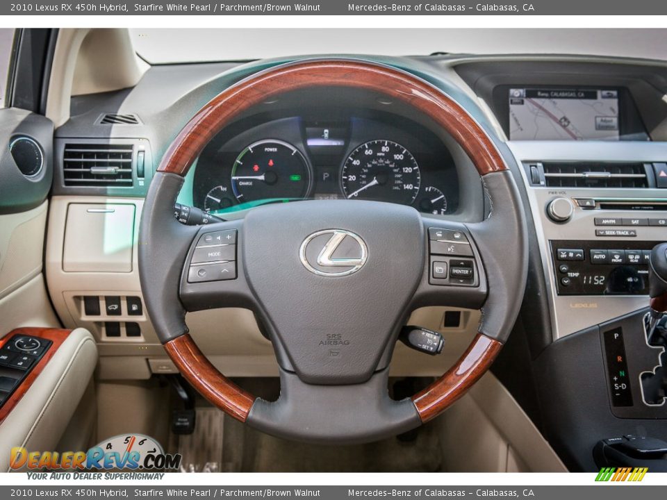 2010 Lexus RX 450h Hybrid Steering Wheel Photo #15