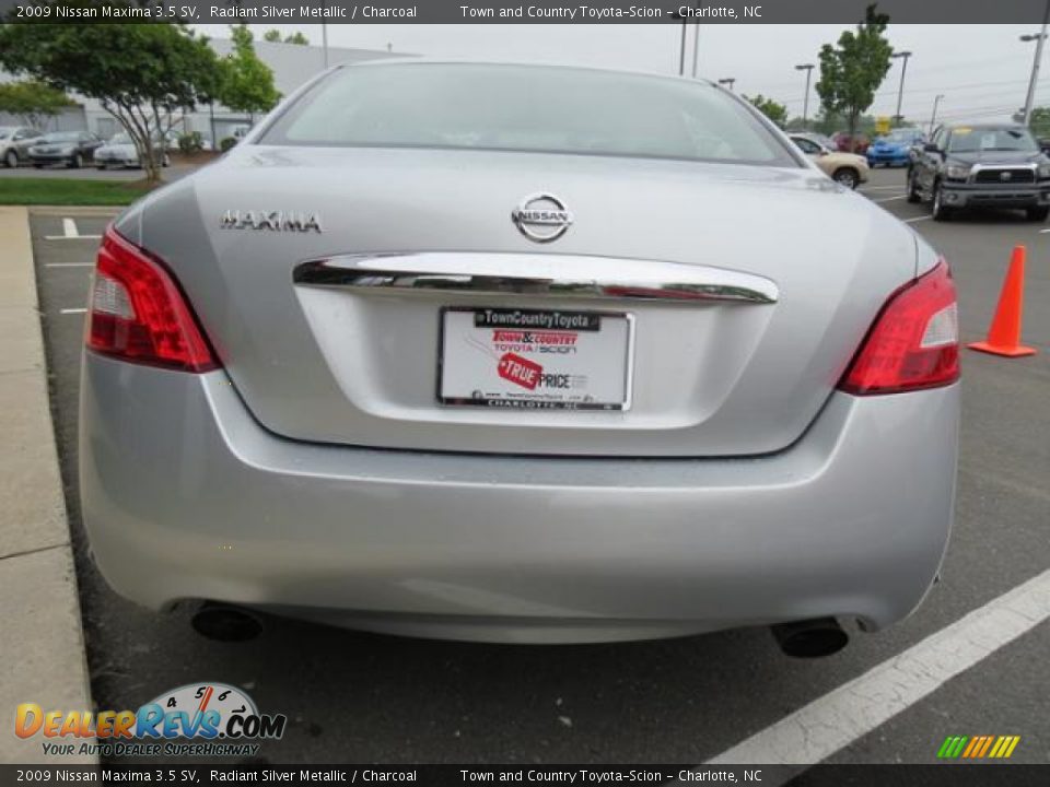 2009 Nissan Maxima 3.5 SV Radiant Silver Metallic / Charcoal Photo #33