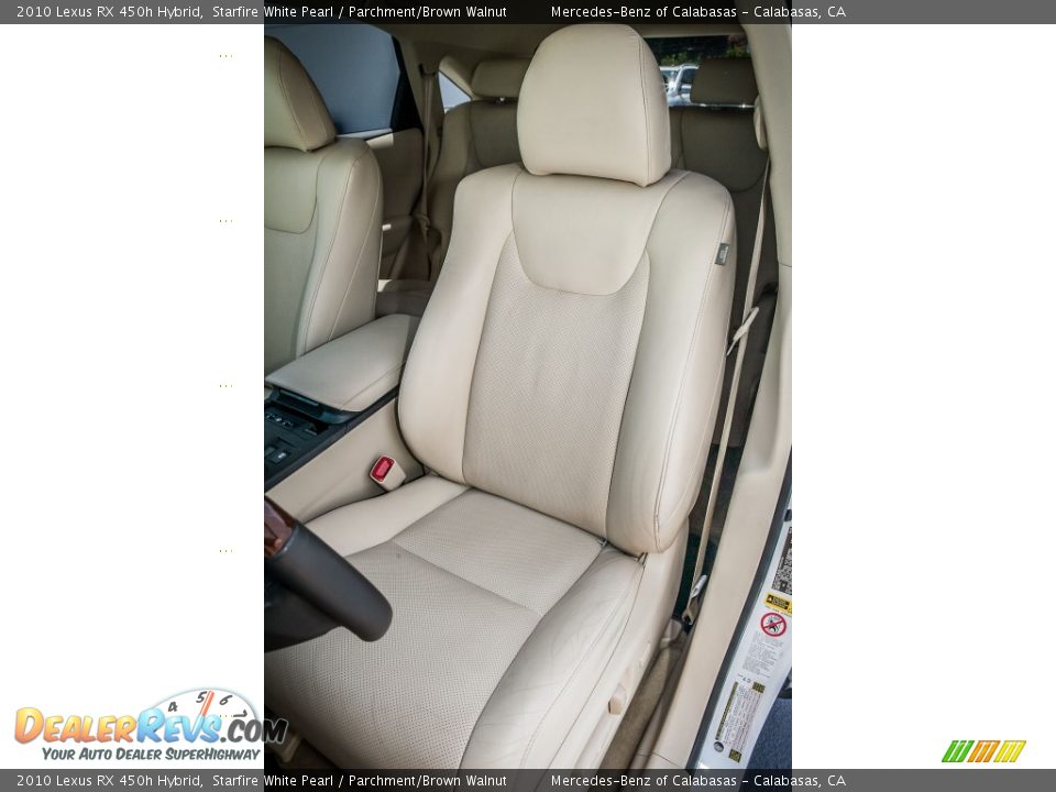 Front Seat of 2010 Lexus RX 450h Hybrid Photo #21