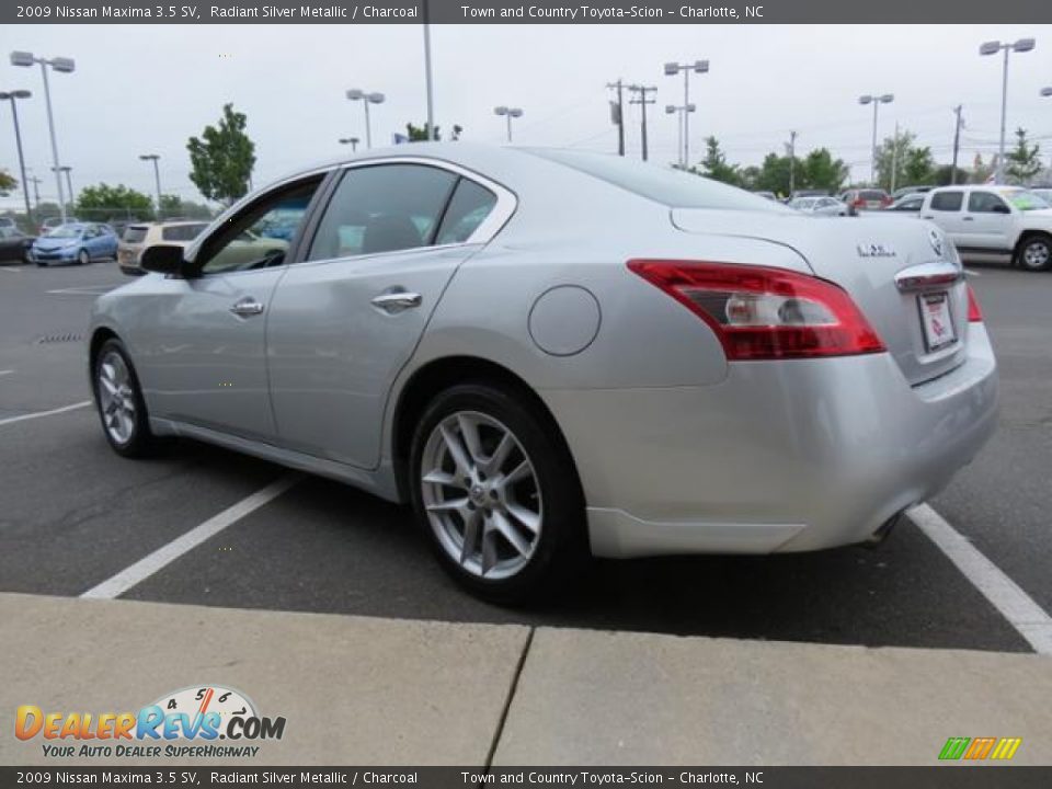 2009 Nissan Maxima 3.5 SV Radiant Silver Metallic / Charcoal Photo #34