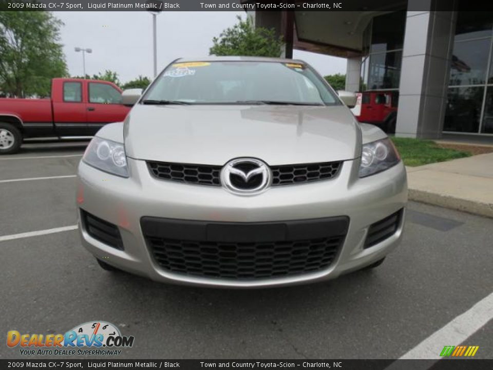 2009 Mazda CX-7 Sport Liquid Platinum Metallic / Black Photo #2