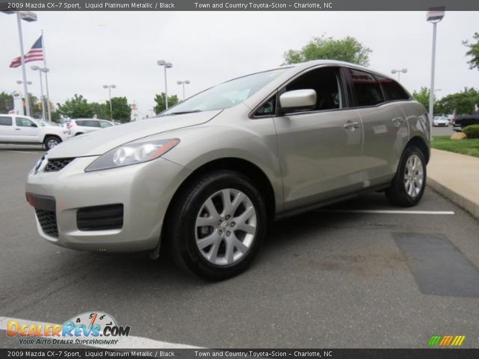 2009 Mazda CX-7 Sport Liquid Platinum Metallic / Black Photo #3